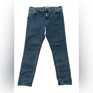 Old Navy Rockstar Super Skinny Mid-Rise Jeans Womens Size 14 Blue Denim 32x27